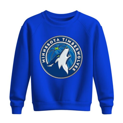 blue sweatshirt minnesota timberwolves
