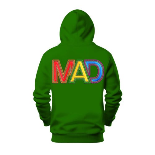 DTG / DTF Print On Demand Hoodie Back Mad