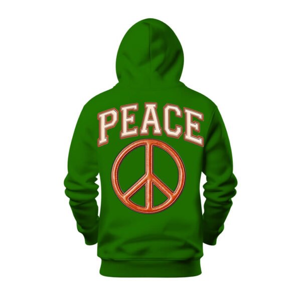 DTG / DTF Print On Demand Hoodie Back Peace