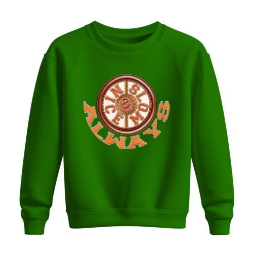 green sweatshirt nice and slow DTG / DTF Print On Demand Sweatshirt Nice & Slow