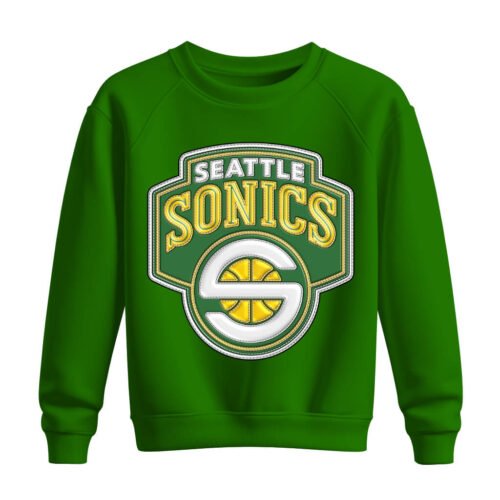 DTG / DTF Print On Demand Sweatshirt Seattle Supersonics