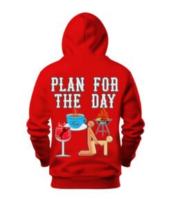 DTG / DTF Print On Demand Hoodie Back Plan For The Day