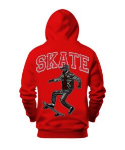 DTG / DTF Print On Demand Hoodie Back Skate