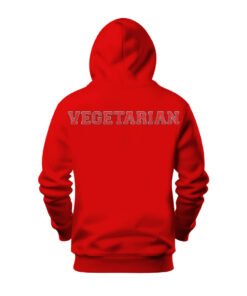 DTG / DTF Print On Demand Hoodie Back Vegetarian (2)