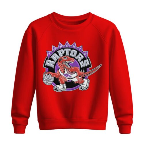 red sweatshirt toronto raptors DTG / DTF Print On Demand Sweatshirt Toronto Raptors