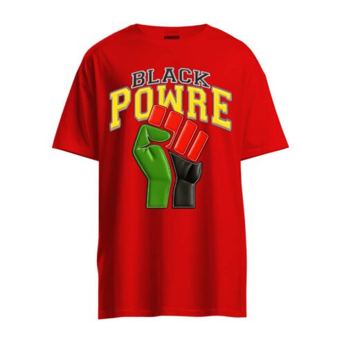 DTG / DTF Print On Demand T-Shirt Black Power