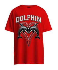 DTG / DTF Print On Demand T-Shirt Dolphin