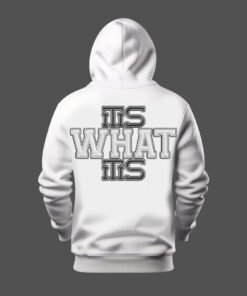 DTG / DTF Print On Demand Hoodie Back It Is What It Is