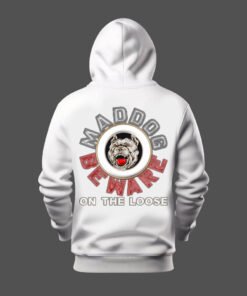 DTG / DTF Print On Demand Hoodie Back Mad Dog