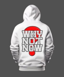 DTG / DTF Print On Demand Hoodie Back Why Not Now