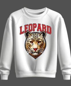 DTG / DTF Print On Demand Sweatshirt Leopard