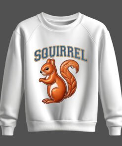DTG / DTF Print On Demand Sweatshirt Squirrel
