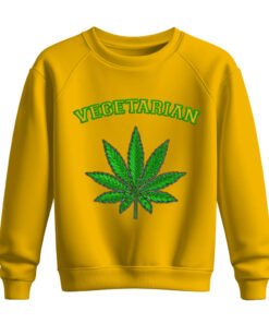 DTG / DTF Print On Demand Sweatshirt Cannabis Vegetarian