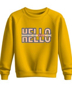 DTG / DTF Print On Demand Sweatshirt Hello