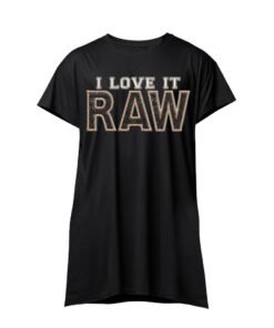 DTG / DTF Print On Demand Sleeveless I Love It Raw (2)