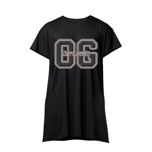 black sleeveless shirt original gangstar DTG / DTF Print On Demand Sleeveless OG Original Gangster (3)