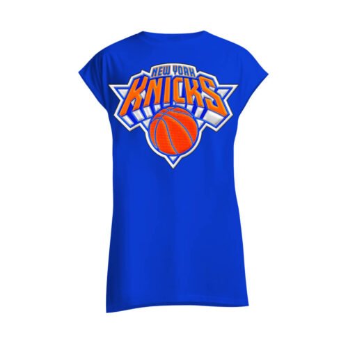 blue sleeveless shirt knicks DTG / DTF Print On Demand Sleeveless Knicks