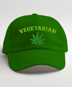 DTG / DTF Print On Demand Cap Cannabis Vegetarian