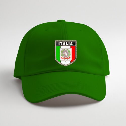 green cap italy, Italia DTG / DTF Print On Demand Cap Italy