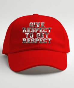 DTG / DTF Print On Demand Cap Give Respect To Get Respect (1)