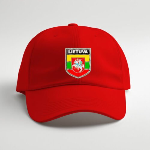 red cap lithuania, lietuva DTG / DTF Print On Demand Cap Lithuania