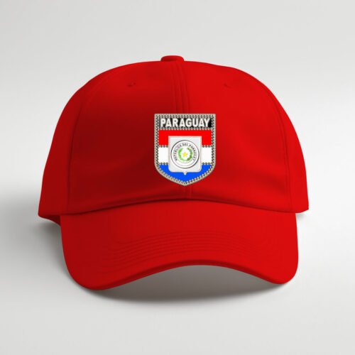 red cap paraguay DTG / DTF Print On Demand Cap Paraguay