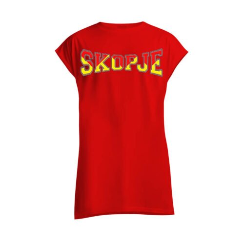 red sleeveless shirt macedonia skopje DTG / DTF Print On Demand Sleeveless Skopje