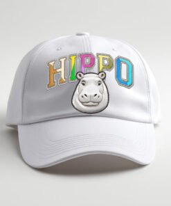 DTG / DTF Print On Demand Cap Hippopotamus