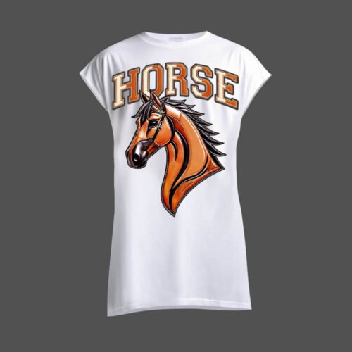 DTG / DTF Print On Demand Sleeveless Horse