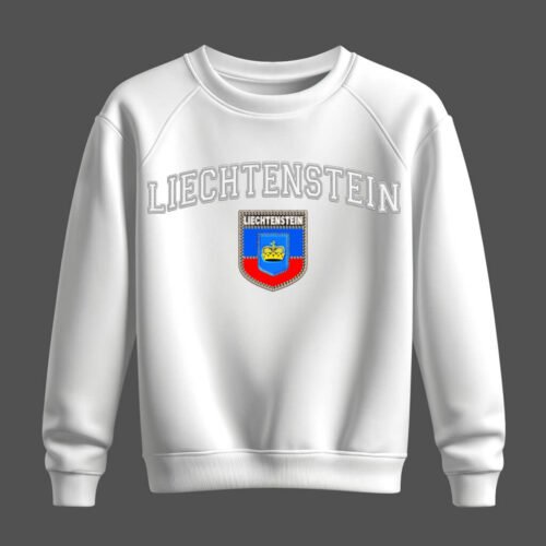 white sweatshirt, Liechtenstein, liechtenstein white sweatshirt, Liechtenstein, liechtenstein