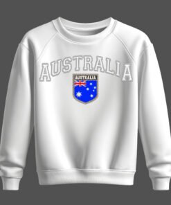white sweatshirt, australia
