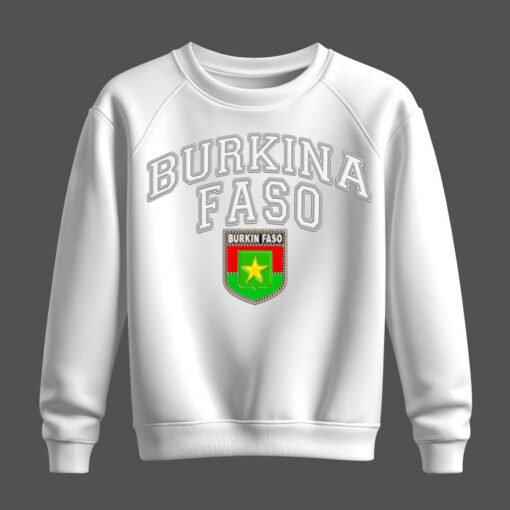 white sweatshirt, burkina faso