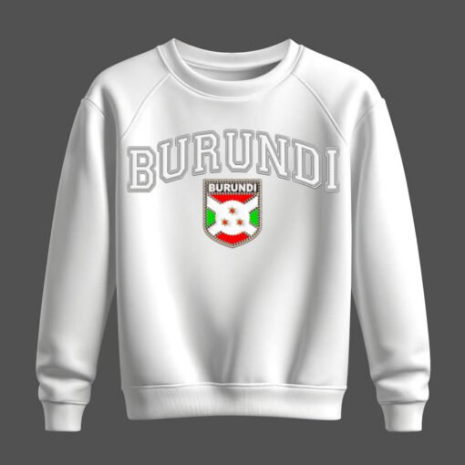 white sweatshirt, burundi