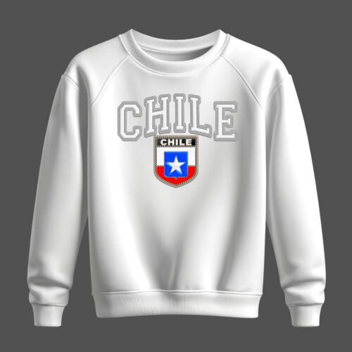 white sweatshirt, chile