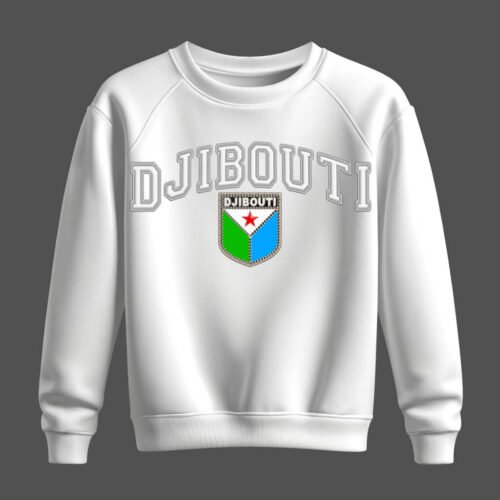 white sweatshirt, djibouti, جيبوتي