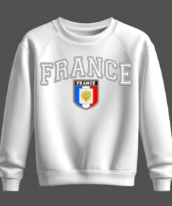 white sweatshirt, france