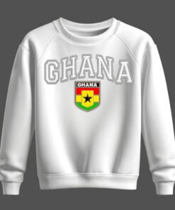 white sweatshirt, ghana