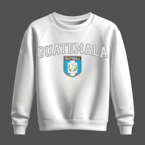 white sweatshirt, guatemala white sweatshirt, guatemala
