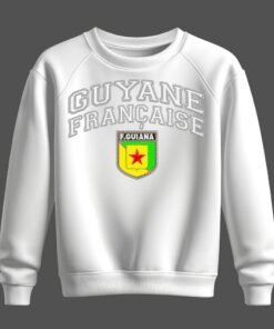 white sweatshirt, guyane française, french guiana
