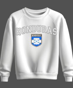 white sweatshirt, honduras