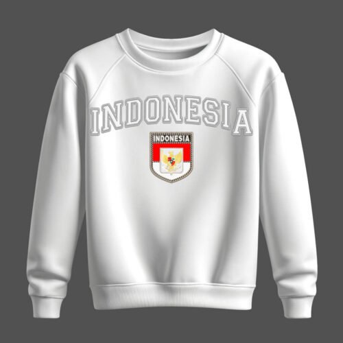 white sweatshirt, indonesia white sweatshirt, indonesia