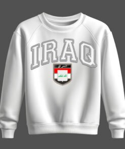 white sweatshirt, iraq, العراق