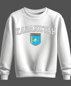 white sweatshirt, kazakhstan, қазақстан