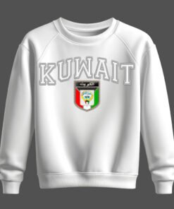 white sweatshirt, kuwait, الكويت