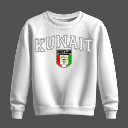 white sweatshirt, kuwait, الكويت white sweatshirt, kuwait, الكويت