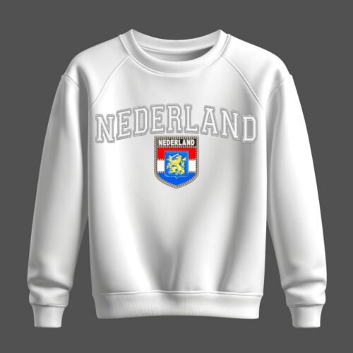 white sweatshirt, netherlands, Nederland white sweatshirt, netherlands, Nederland