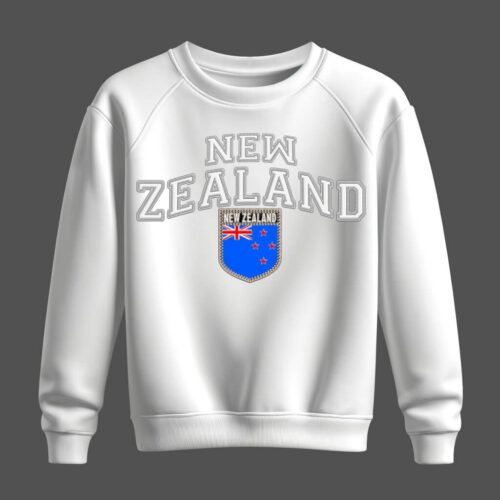 white sweatshirt, new zealand, aotearoa, Niu Sila white sweatshirt, new zealand, aotearoa, Niu Sila