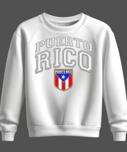 white sweatshirt, puerto rico, puertorriqueño