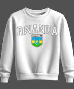 white sweatshirt, rwanda