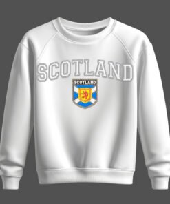 white sweatshirt, scotland, alba